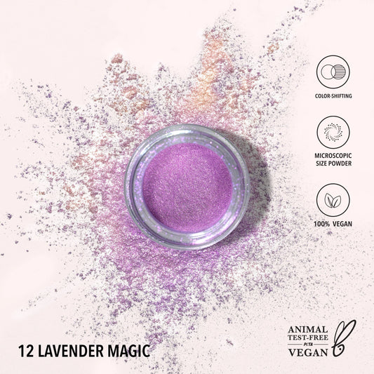 Starstruck Chrome Loose Powder (012, Lavender Magic) 3pc Bundle