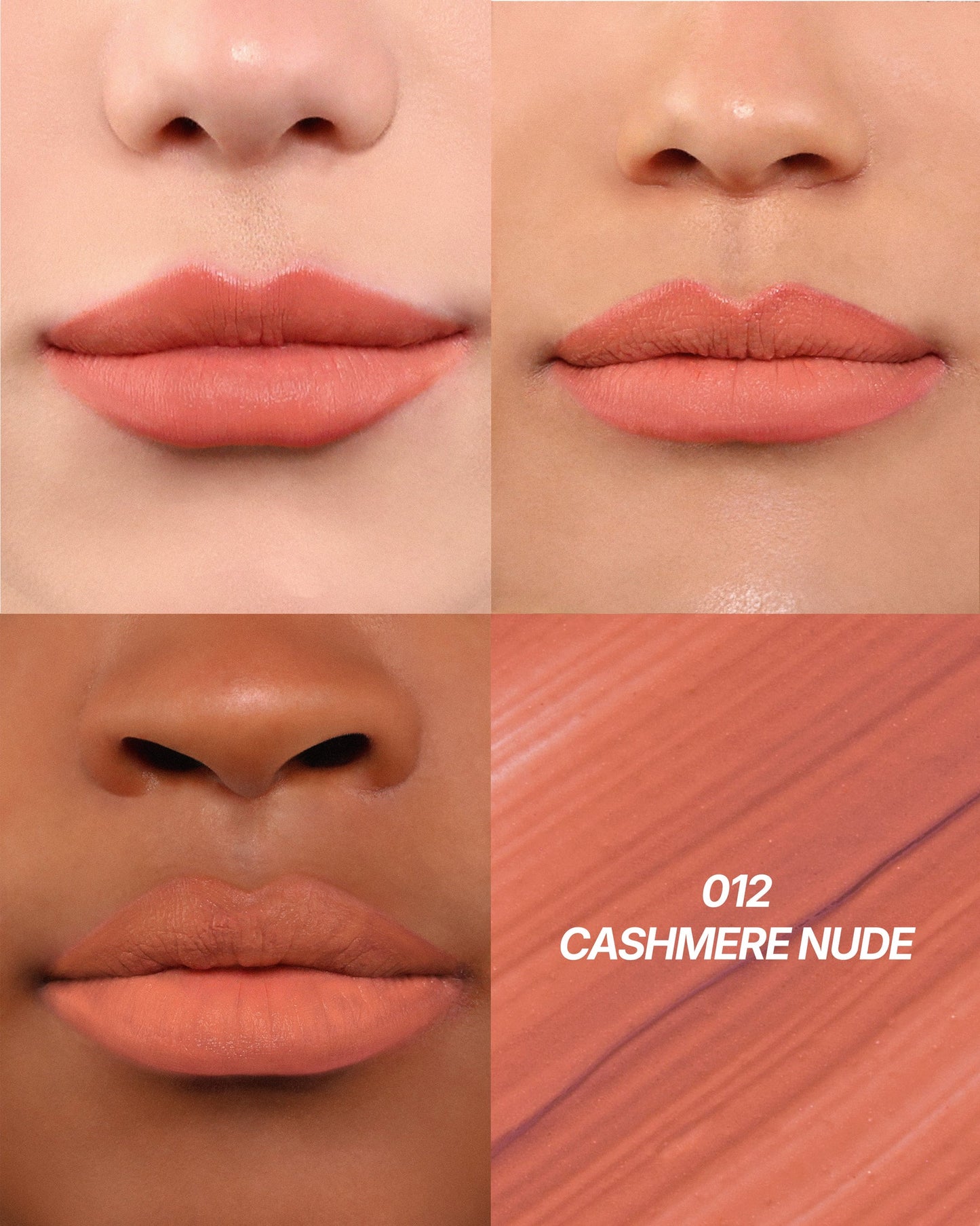 Moira Cushion Kiss Lip Cream (CKL012, Cashmere Nude) 3pc Bundle
