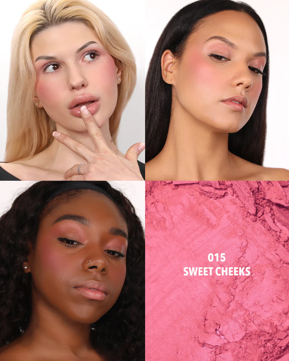 Love Spell Powder Blush (015, Sweet Cheeks) 3PC  SET