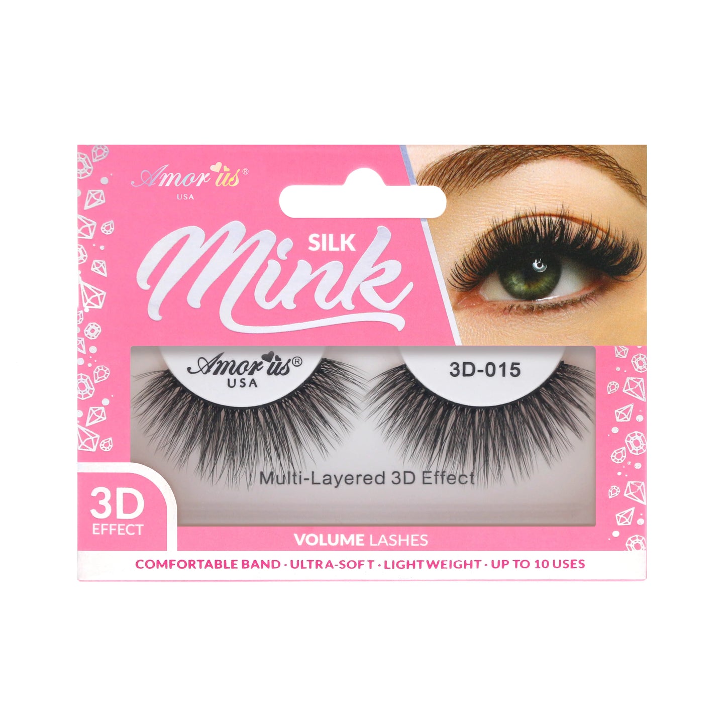 3D Silk Mink Lashes #3D-15