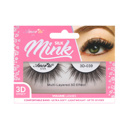 3D Silk Mink Lashes #3D-039