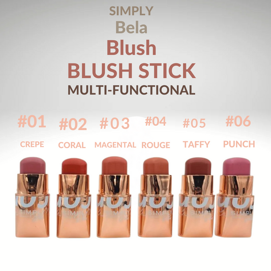 S078 Simply Bella Icon Blush Stick  6PCS SET