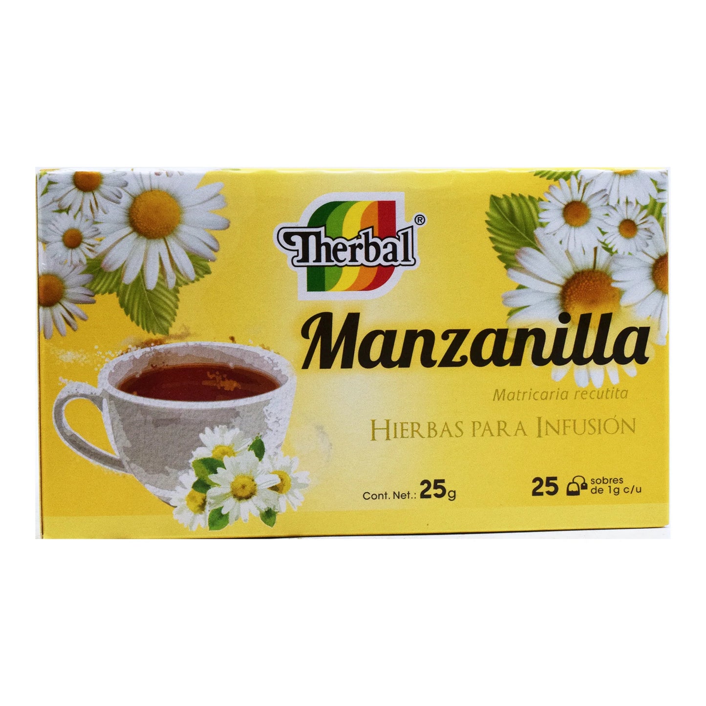 Te de Manzanilla Matricaria Recutita 25 Tea Packets
