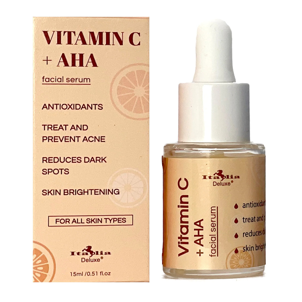 #109-3 Vitamin C + AHA Facial Serum Display