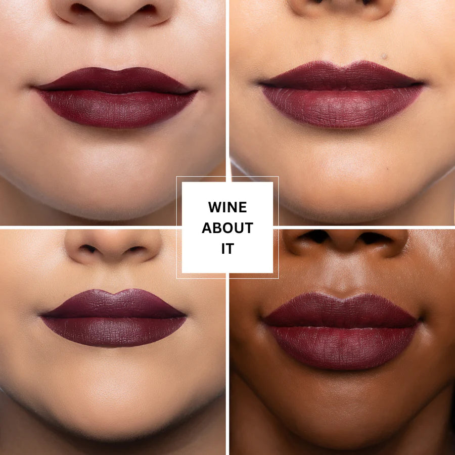 WLPN- SET Beauty Creations Wooden Lip Pencil (Wine) 6 Pc Set