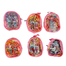 Load image into Gallery viewer, KPT-8662 Backpack with Mini Hairbands 12pc Set
