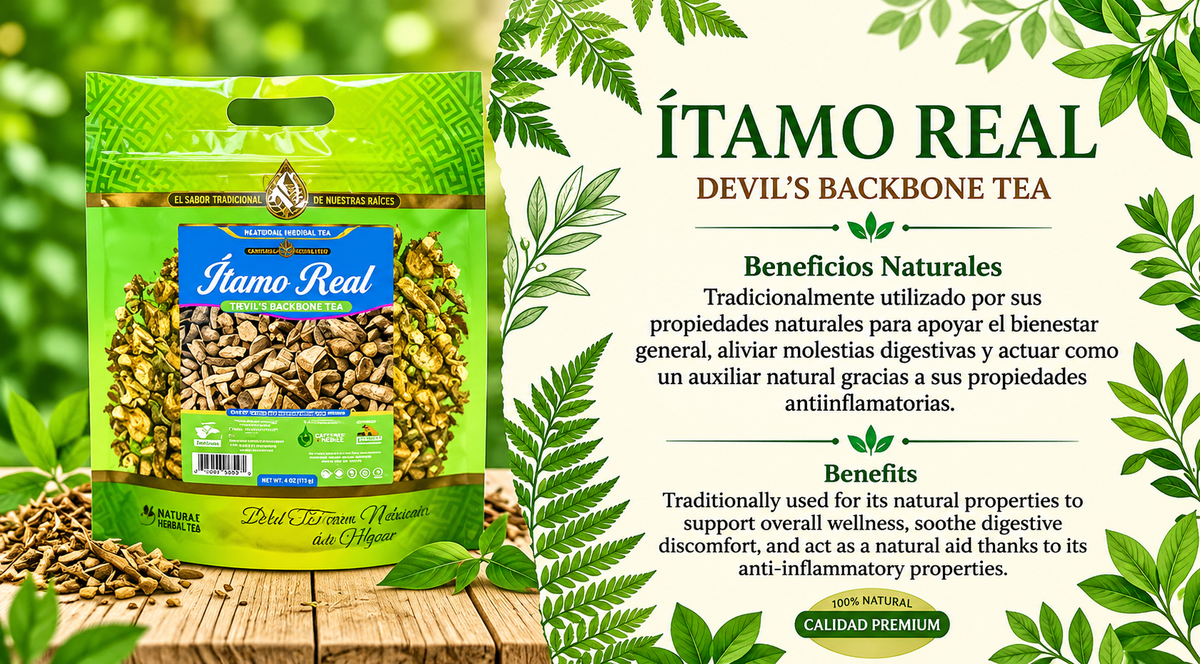Itamo Real Té Herbal 113g - 4 oz / Devil's Backbone Herbal Tea 113g - 4 oz