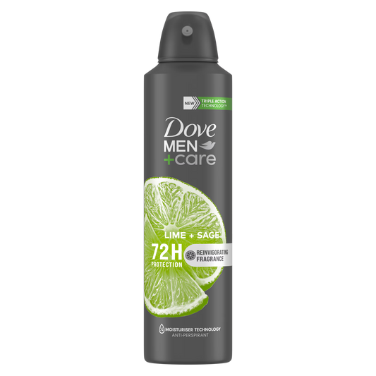 Dove Spray Deodorant Men+Care Lime & Sage 150ml