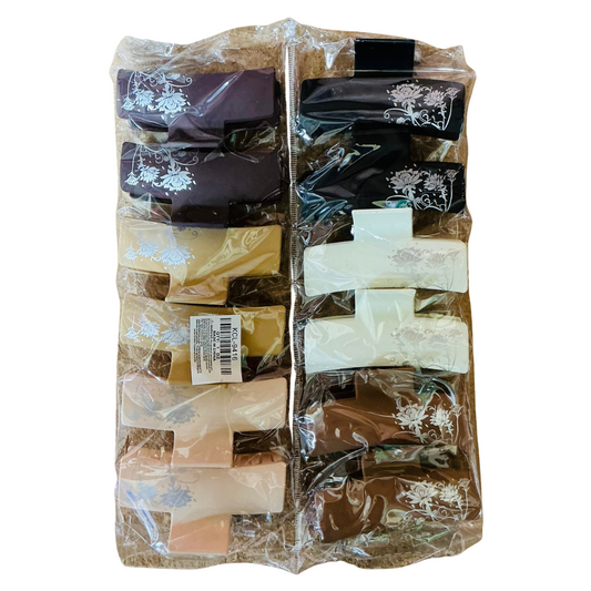 KCL-9416 Y2K Styled Hair Clip 12pc Set