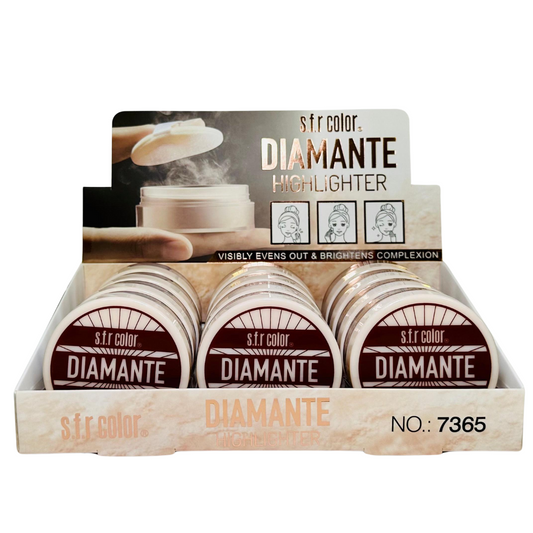 Diamante Loose Highlighter Powder Display