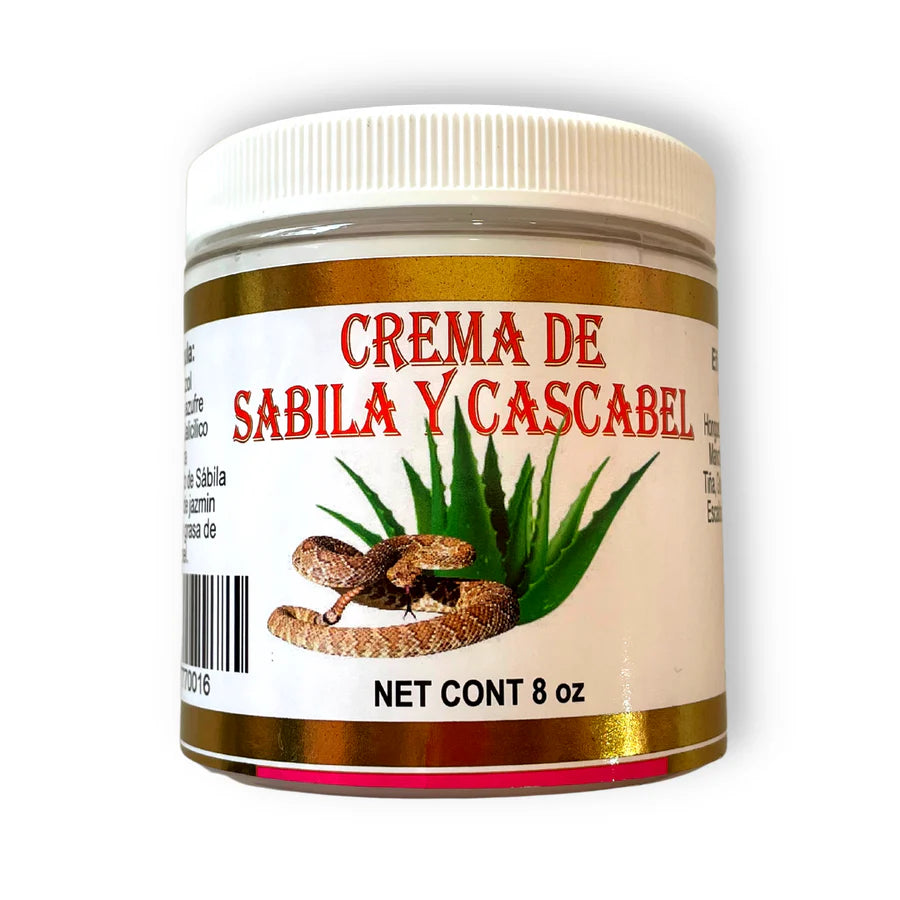 Crema de Sabila y Cascabel Cont. 8oz