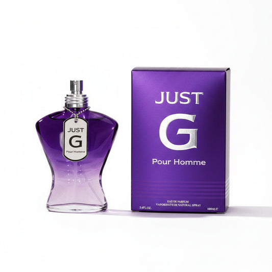 Perfume " Just G Pour Homme" 100ML/3.04oz Blue Bottle