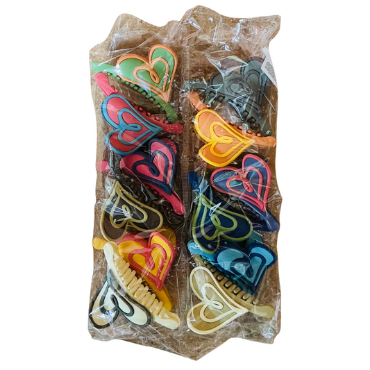 KCL-11384 Heart Shaped hair Clips