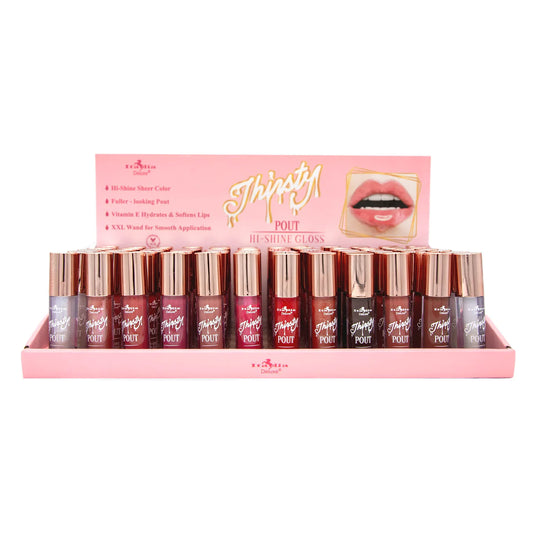 #174 Italia Deluxe Thirsty Pout Hi-Shine Gloss Display