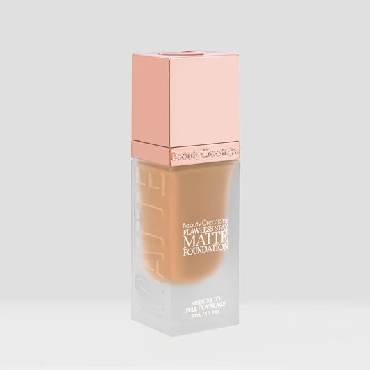 Beauty Creations - Flawless Stay Matte Foundation "17W" 3PC SET