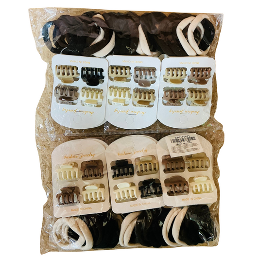 KPT-11411 Nude Color Hair Set 12pc Set