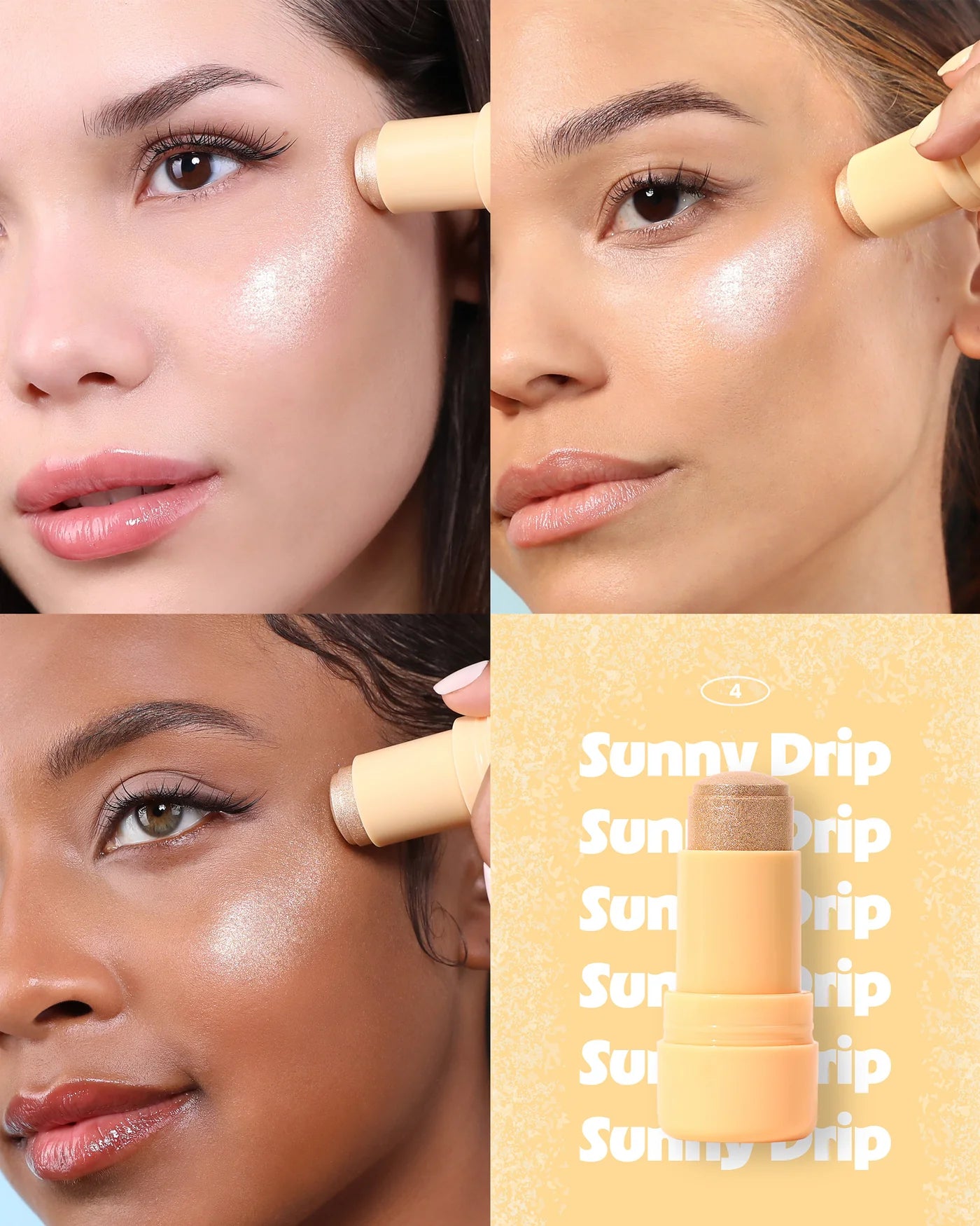 Moira Icy Glow Jelly Stick (IJS004, Sunny Drip) 3pc Bundle