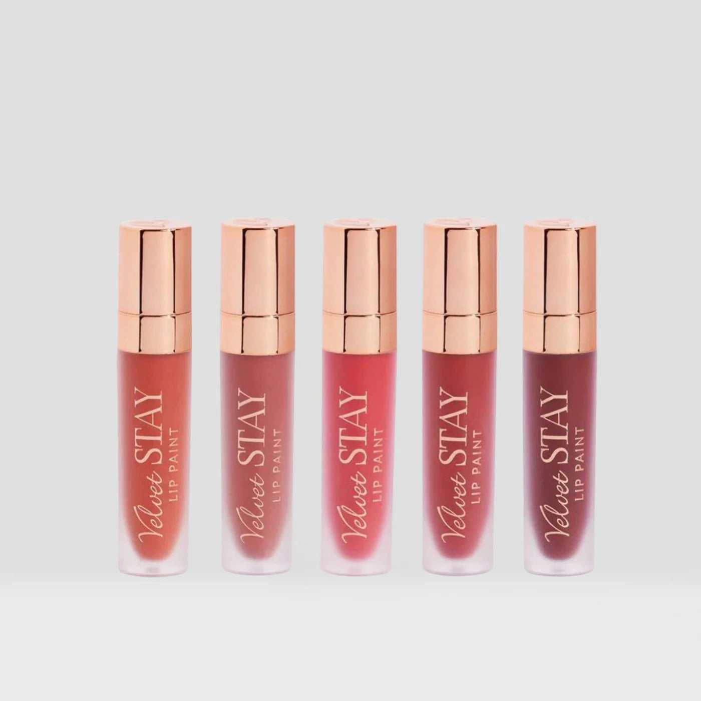#VSLP-SET 2 -  Beauty Creations "Red Desire" Velvet Stay Lip Paint Set