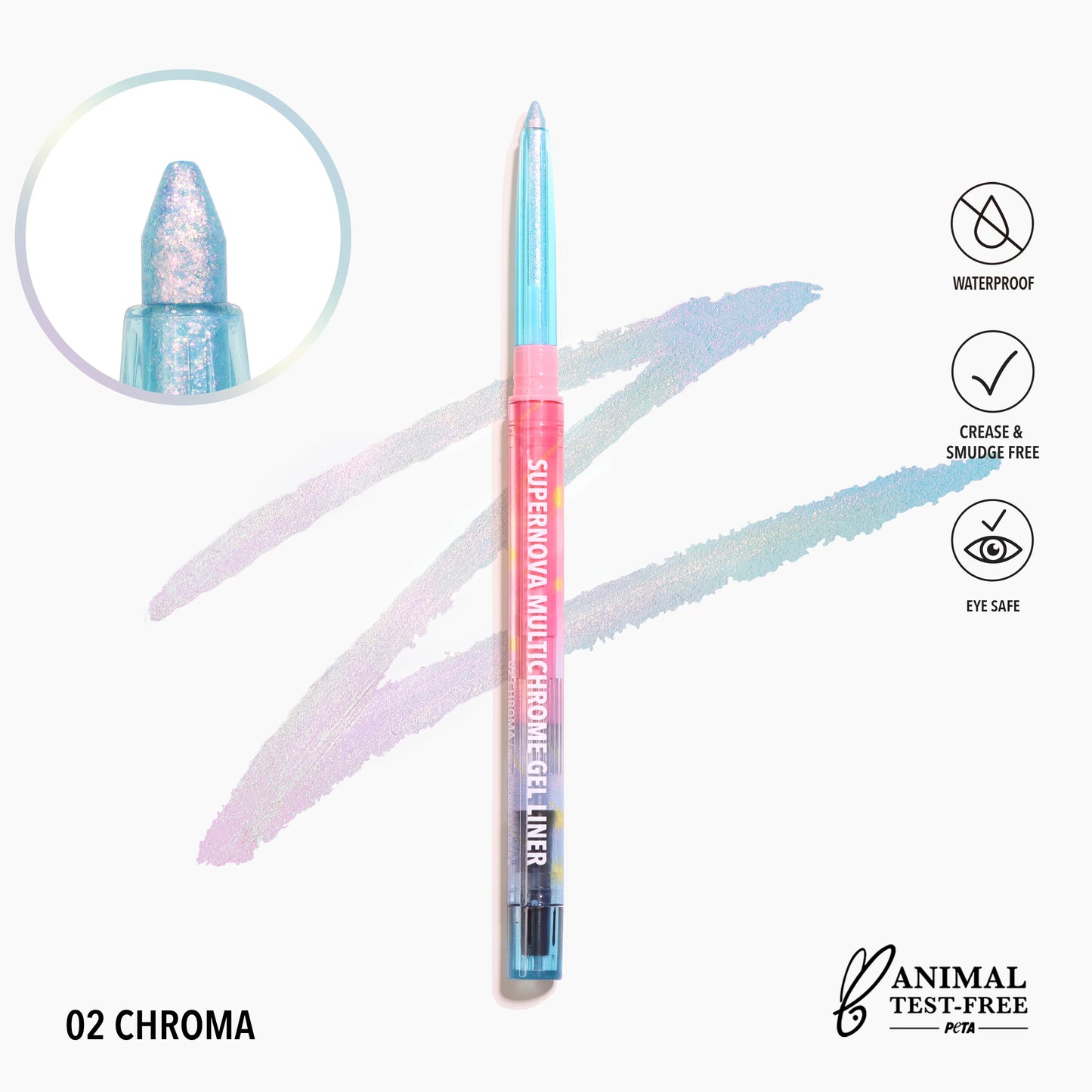 Supernova Multichrome Gel Liner (002, Chroma) 3pc Bundle