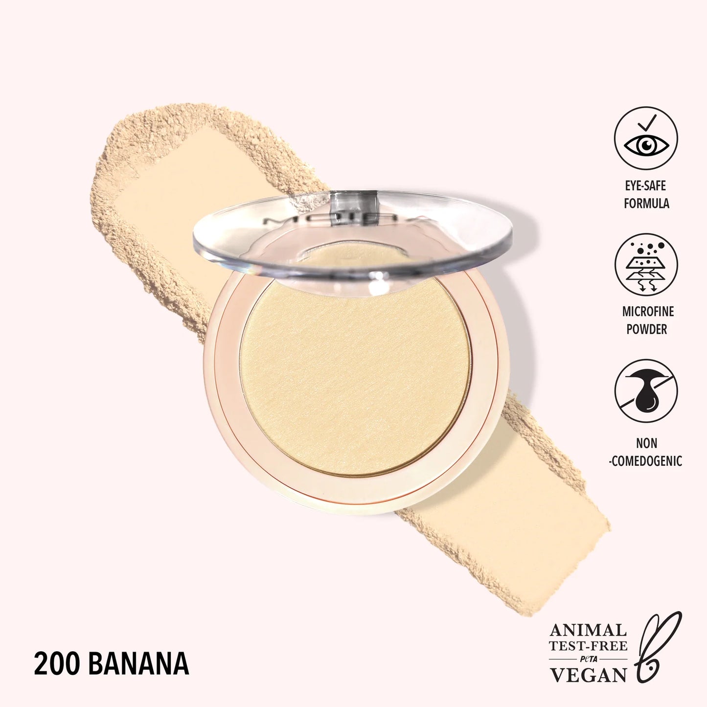 USP200 Under-Eye Setting Powder (200, Banana) 3pc Bundle