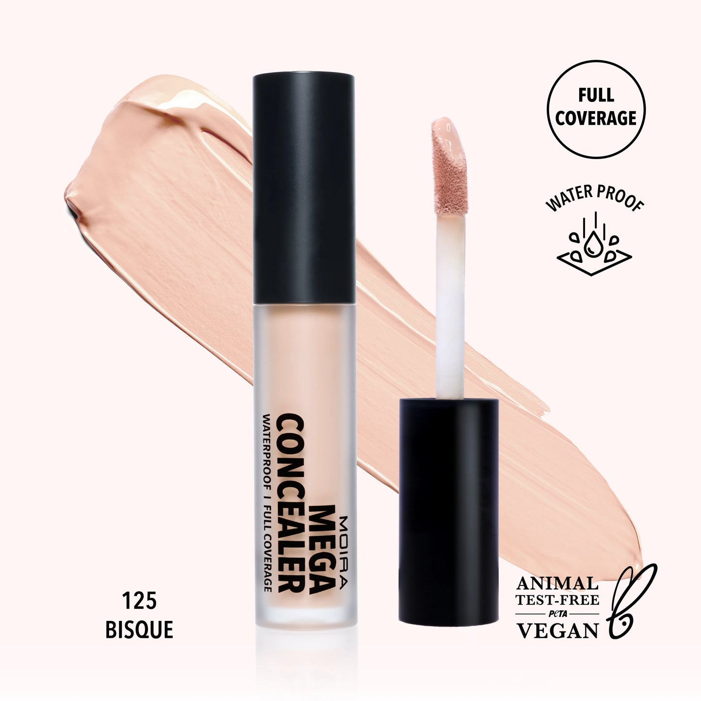 Mega Waterproof Concealer (MWC 125, Bisque)