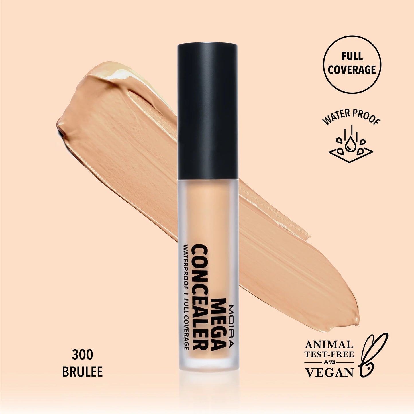 Mega Waterproof Concealer (MWC 300, Brulee)