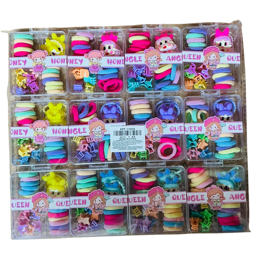 KPT-11414 Girl Hair Set 12pc Set