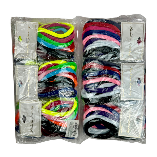 KPT-8007AS  Multi-Color Hair Ties  12pc Set