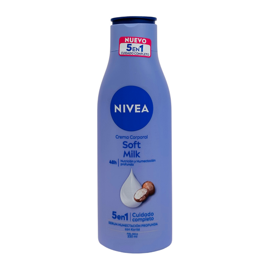 Nivea Crema Corporal Soft Milk con Karité para Piel Seca 220ml