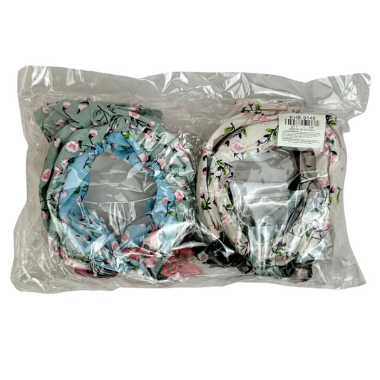 KHB-9149 Floral Spring Headband 12pc Set