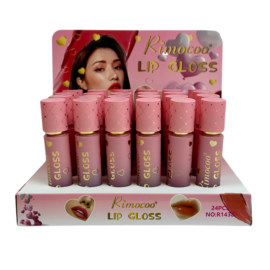 R1438 Red Tones Glitter Lipgloss Display