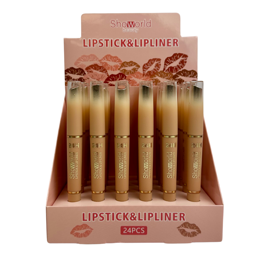 32047 Lipstick & Lipliner Nude Tones Display