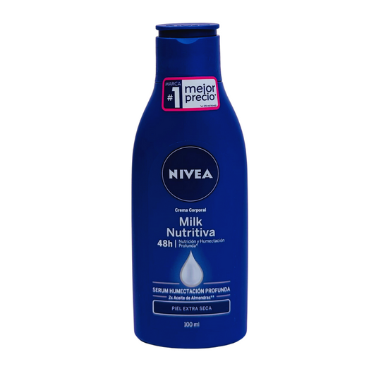 Nivea Crema Corporal Milk Nutritiva para Piel Extra Seca 100ml