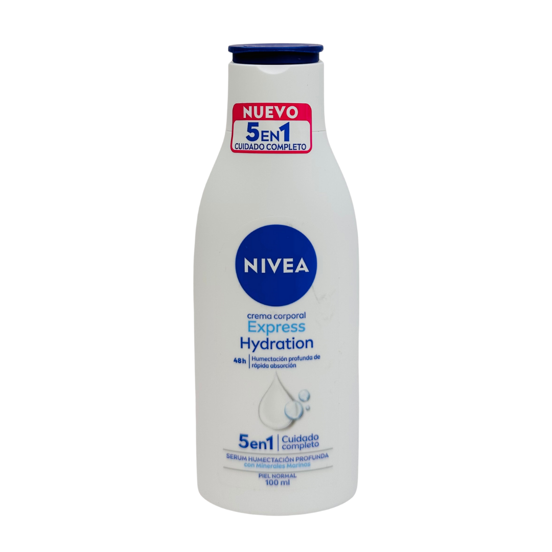 Nivea Crema Corporal Express Hydration para Piel Normal 100ml