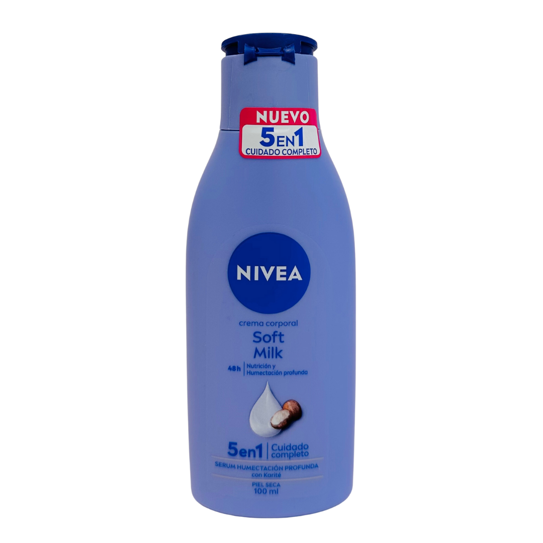 Nivea Crema Corporal Soft Milk con Karite para Piel Seca 100ml