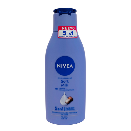 Nivea Crema Corporal Soft Milk con Karite para Piel Seca 100ml