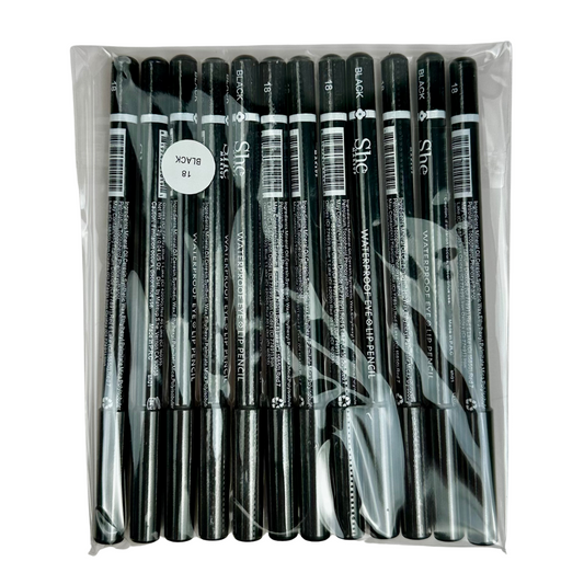 WP18 She Makeup Black Eyeliner 12pc Set