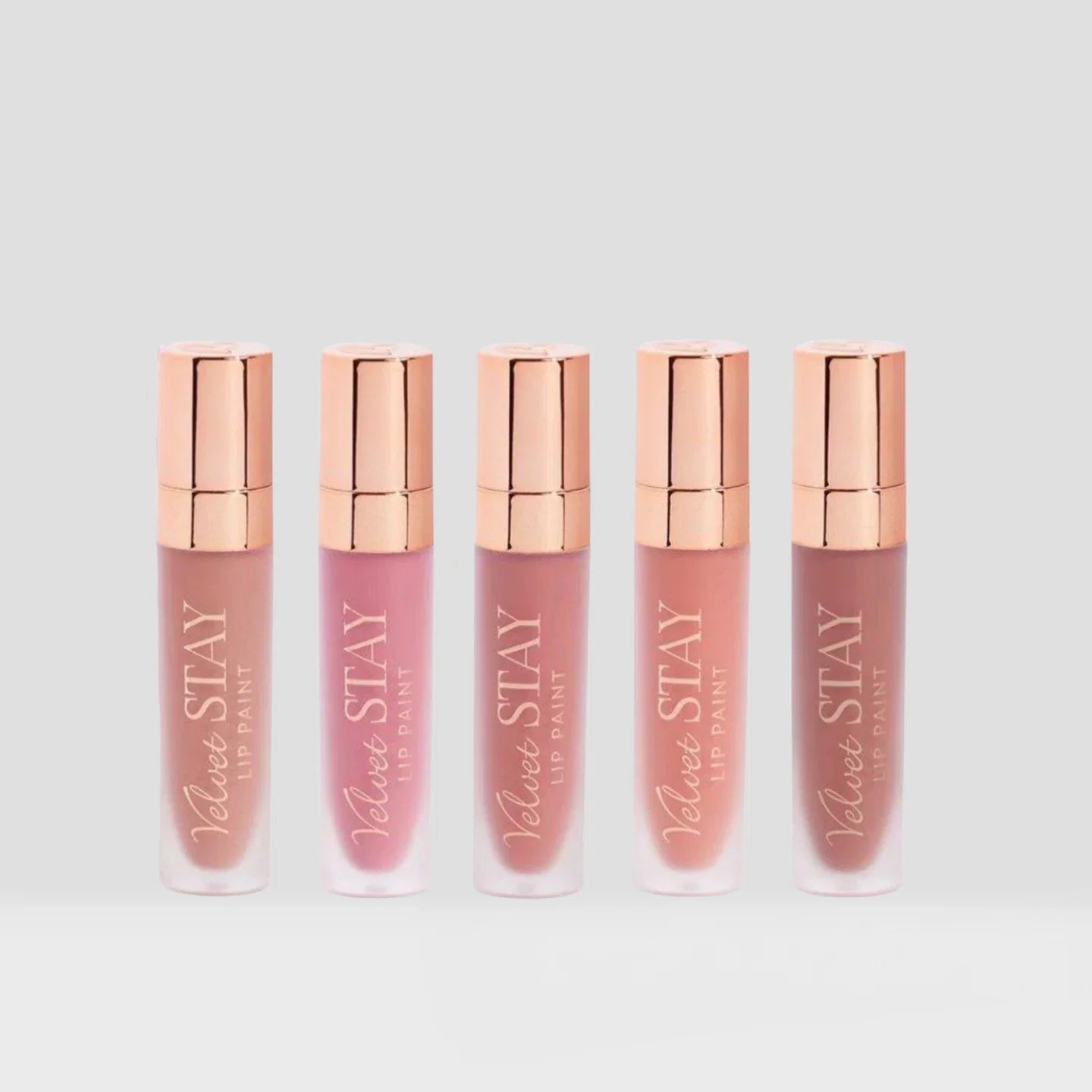 #VSLP-SET 3 - Beauty Creations "Mauve Mood" Velvet Stay Lip Paint Set