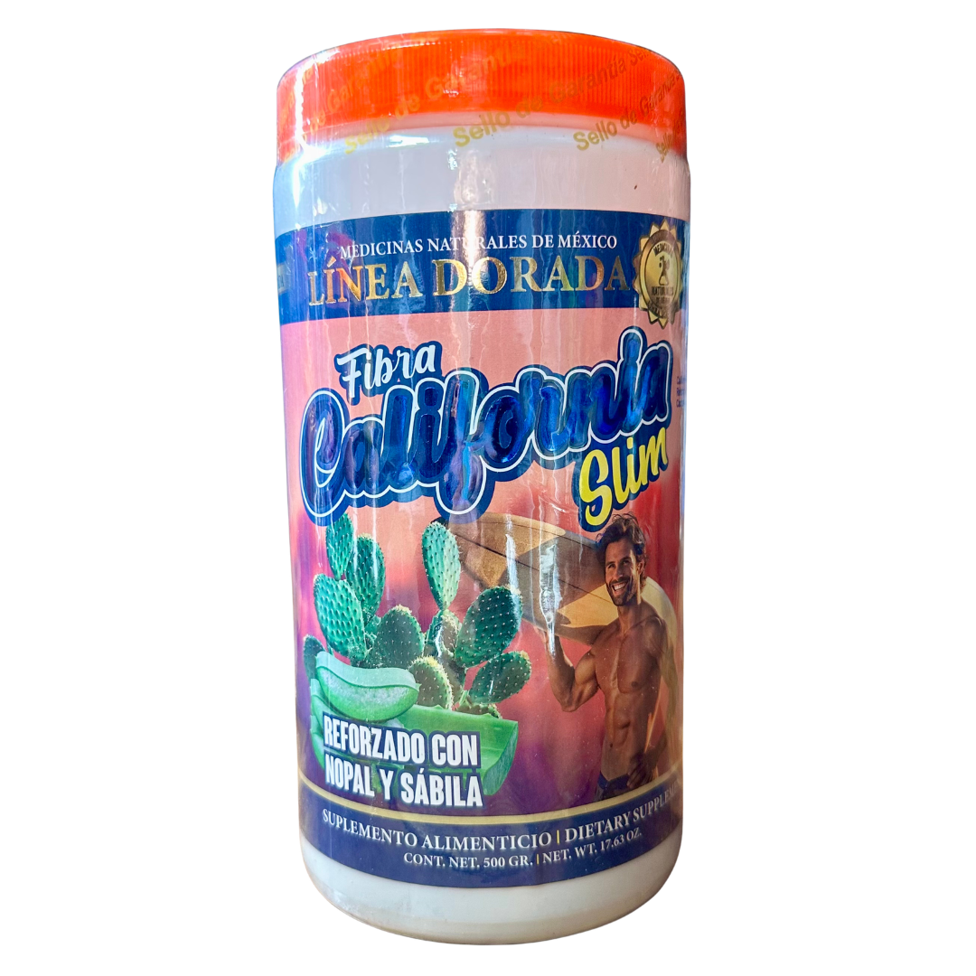 Fibra California Slim Reforzado con Nopal y Sabila Cont. 500 g