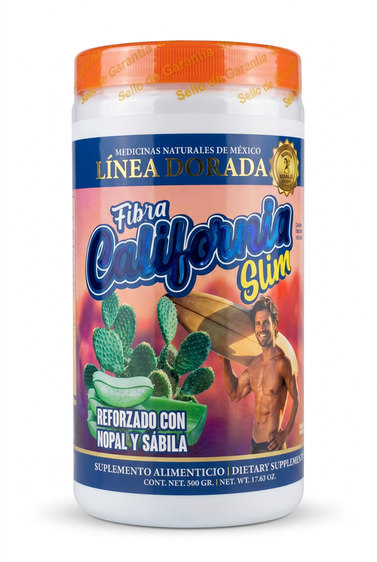 Fibra California Slim Reforzado con Nopal y Sabila Cont. 500 g