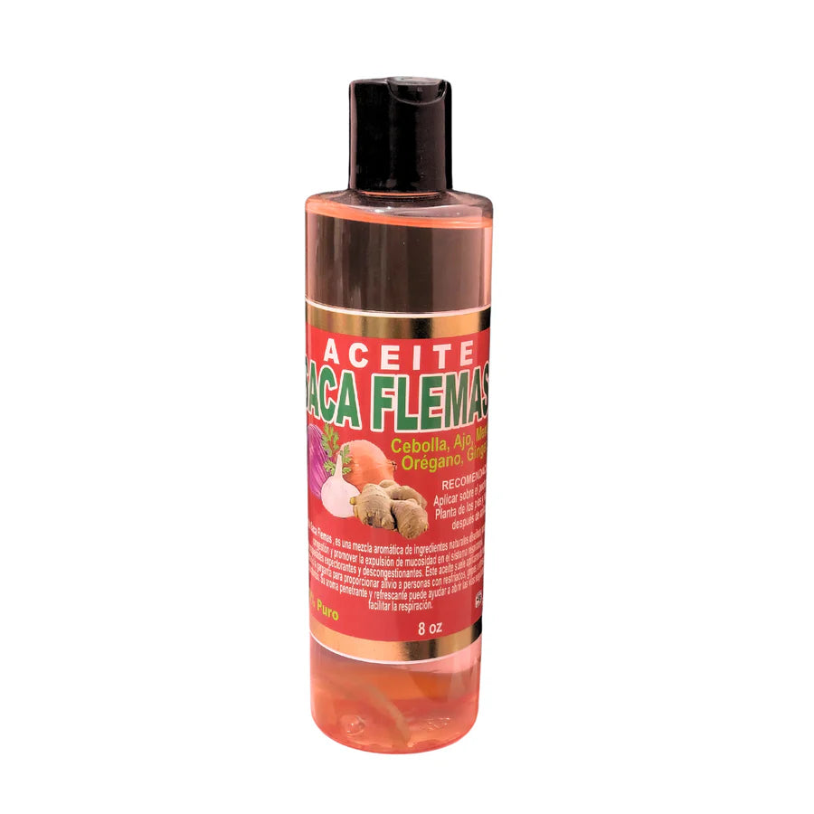 Aceite Saca Flemas 100% Puro Cont. 8oz