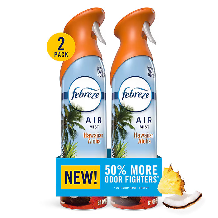 Febreeze 2 Pack Cont. 8.1oz - Hawaiian Aloha