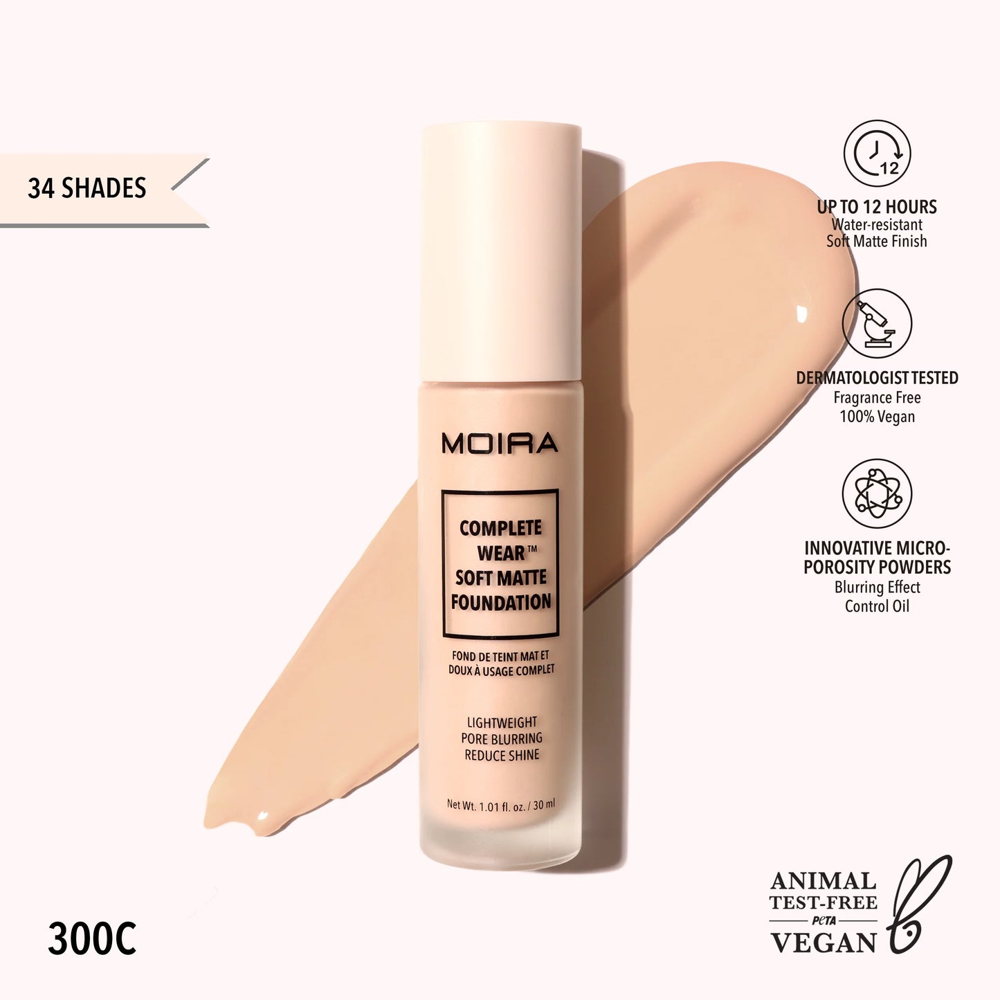 Complete Wear Soft Matte Foundation (300C)