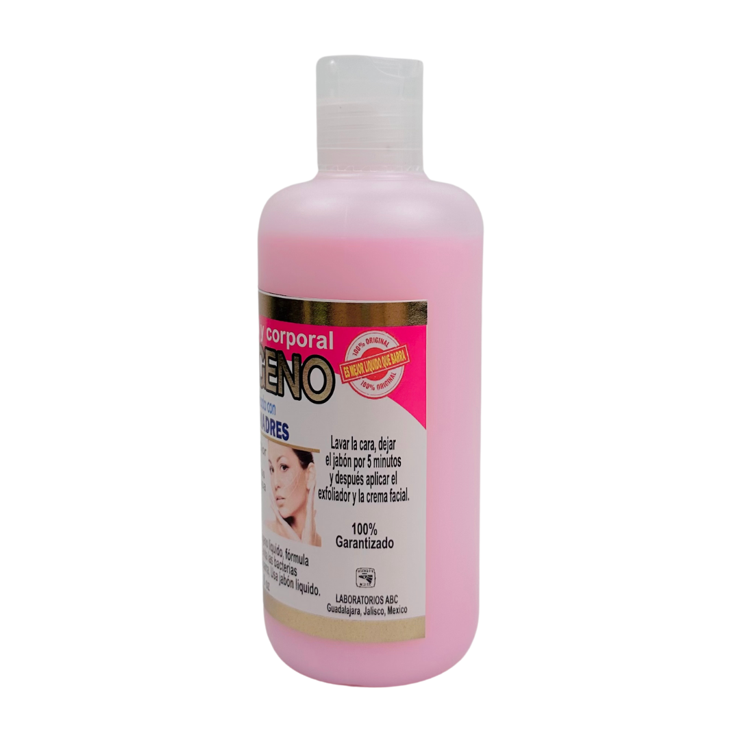 Jabón Facial y Corporal Colágeno Con Células Madres 8oz