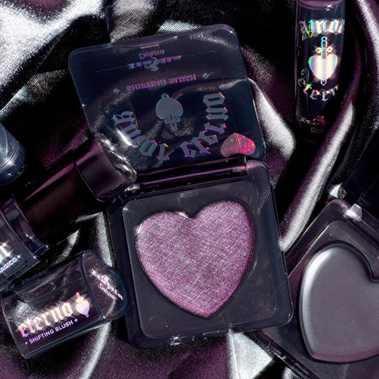 310SB Amor Eterno Shifting Shimmer Blush, Pink Shimmer, Display.