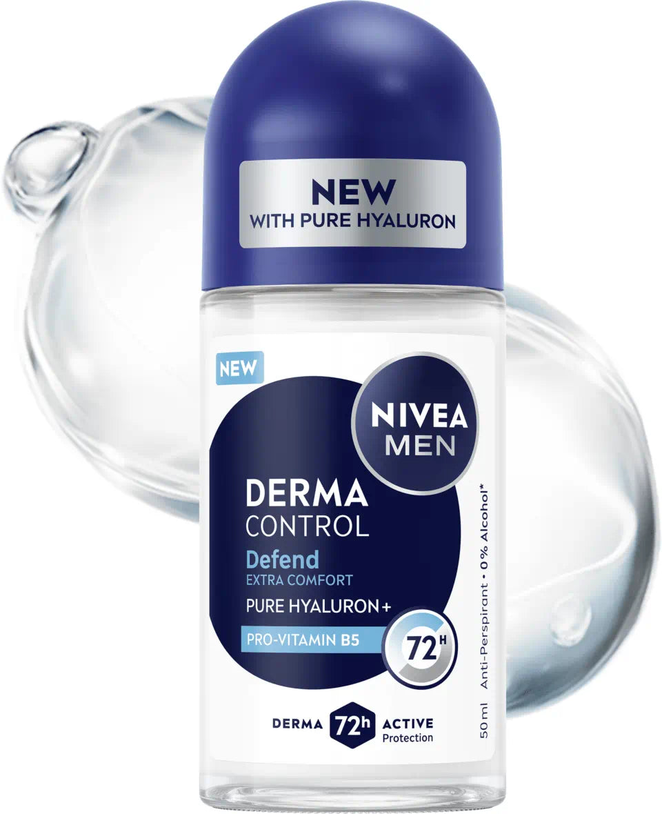 NIVEA DEODORANT ROLL-ON DERMA CONTROL MEN 50ML
