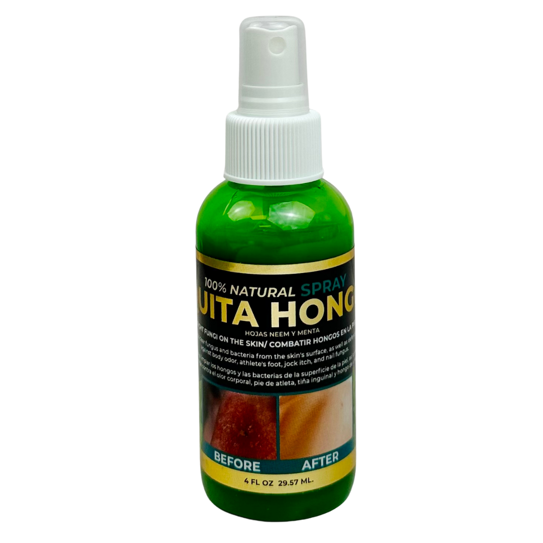 R-2 100% Natural Quita Hongos Hojas Neem y Menta Spray 4oz