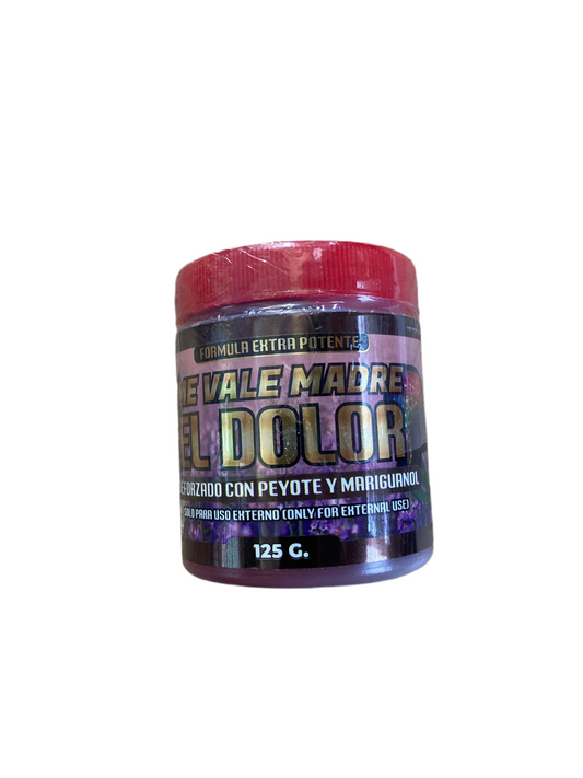 ME VALE MADRE EL DOLOR GEL REFORZARDO CON PEYOTE 125gr