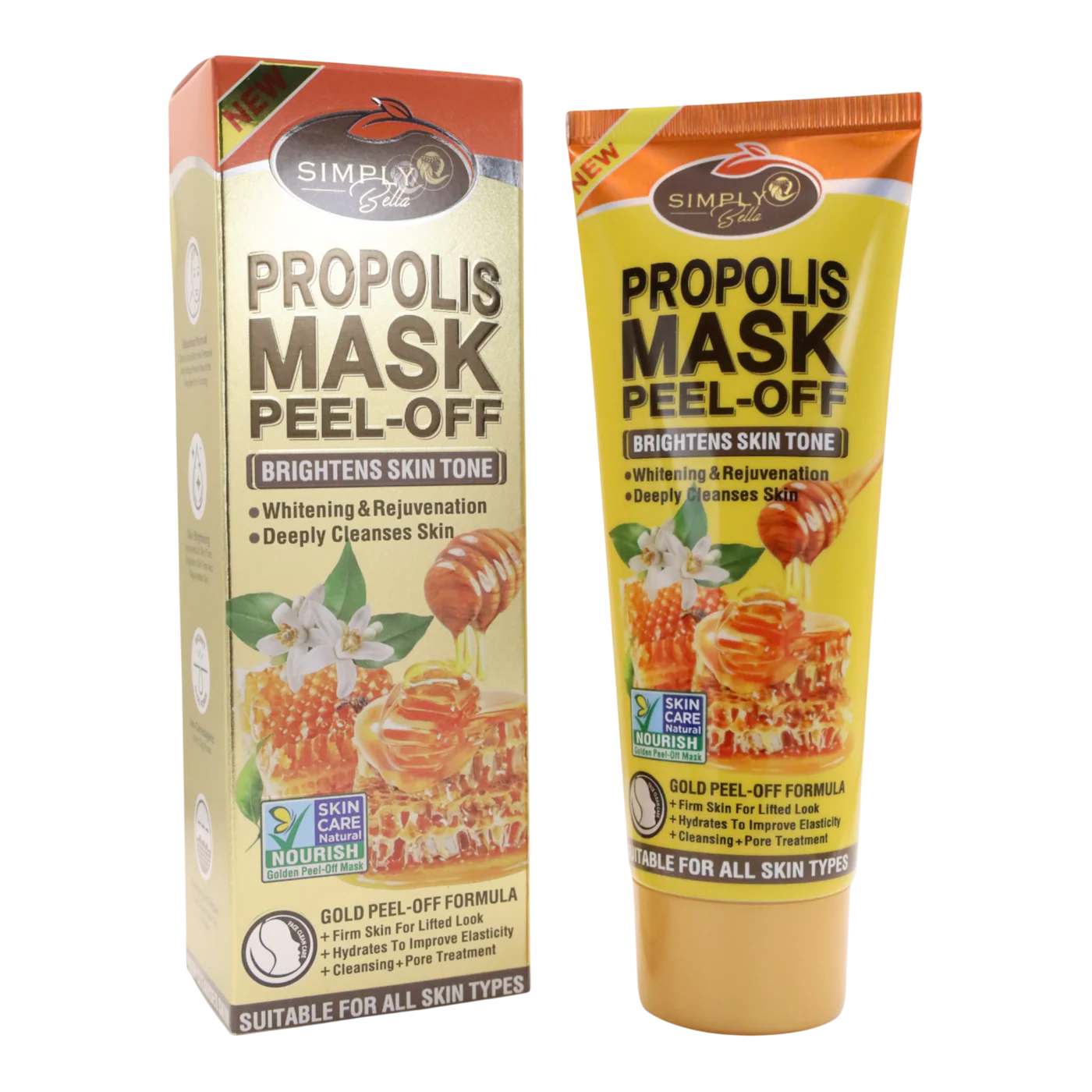 SIB1034 - Simply Bella Propolis Peel Off Facial Mask 120g