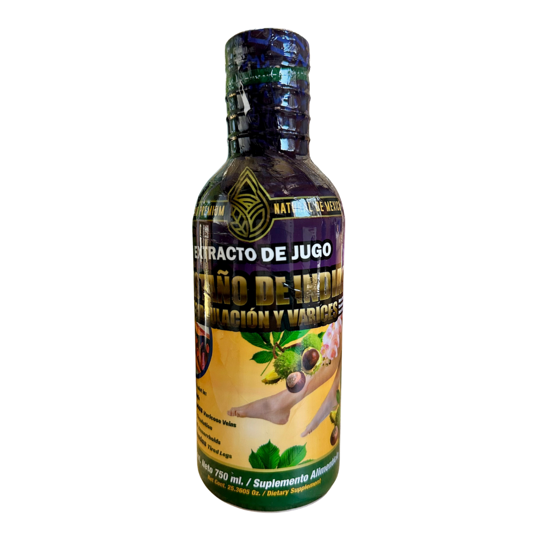 Natural de Mexico Extracto de Jugo Castaño de Indias Circulacion y Varices Cont. 750ml